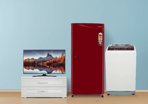 TV Fridge and Washing Machine Combo
